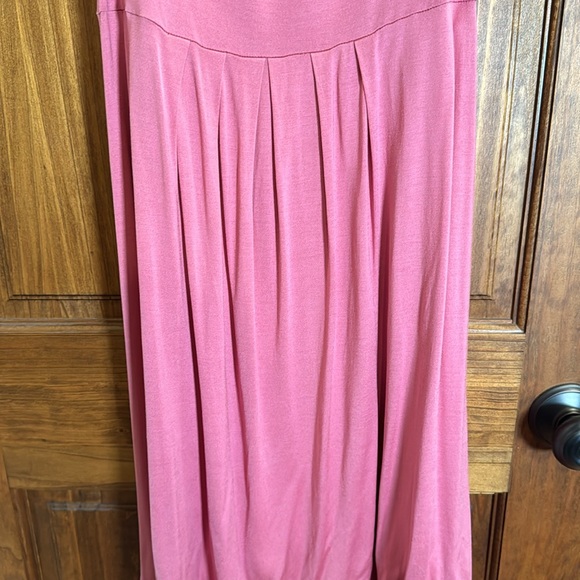 Pink Silk Banana Republic Midi Dress, size L - Picture 4 of 8